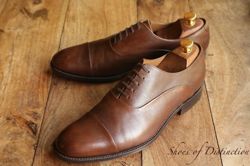 Grenson brown leather oxford - leather,
