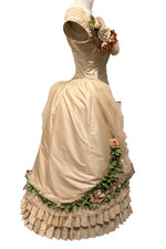 Victorian 1880s Repro Silk