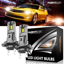 NIGHTEYE Pair H7 LED Headlight Bulbs Kit 30000LM Hi-Lo Beam 6500K Super Bright