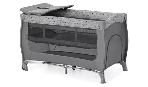 Hauck nordic travel cot grey - travel,