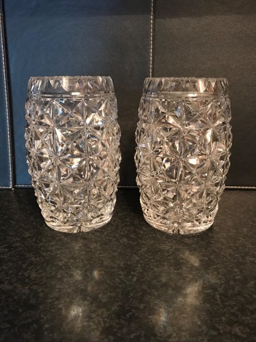Vintage crystal vases - 2,