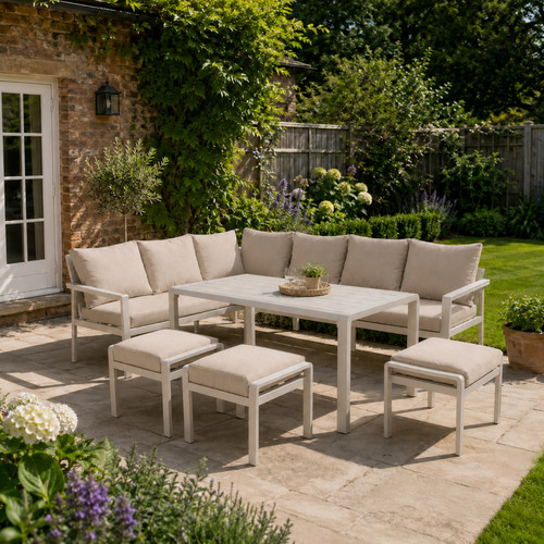 Seater aluminium garden - 9,