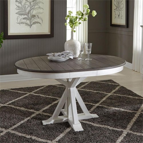 Pemberly row pedestal table - pemberly,