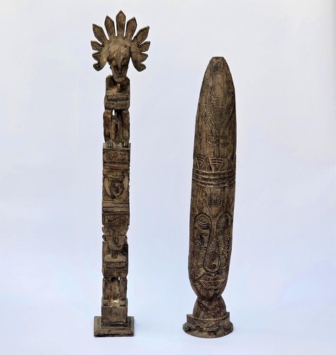 Indonesian folk art totem - folk,