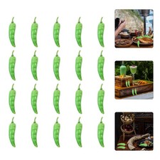 20 Pcs Simulated Pepper Model Mini Artificial Peppers Simulation