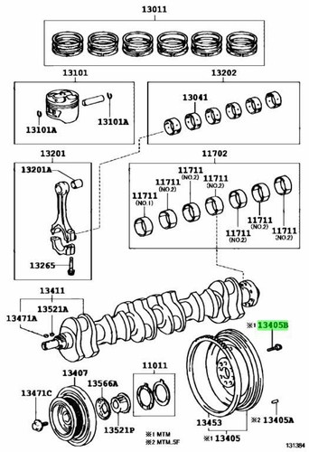 Genuine lexus flywheel setting - genuine,