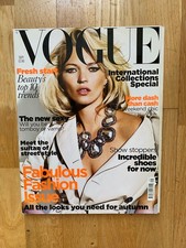 VOGUE magazine 2009 September UK issue Kate Moss cover, Mario Testino, Madonna