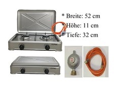 Gas cooker 2 burner camping