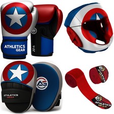 Kids Boxing Gloves, Pads, Head