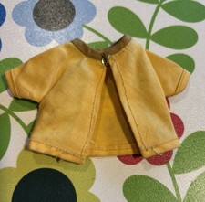 Amanda Jane Doll Vintage Top Mustard Think From Brownie Uniform , AJ Label