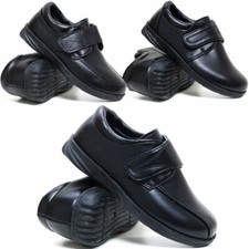 Boys Faux Leather School Shoes Kids Smart Wedding Formal Back To School Shoes