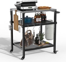 Outdoor Grill Dining Cart
