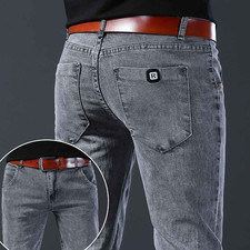 Jeans Mens Elastic Fit Denim
