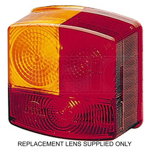 Lens rear light - lens, 2se