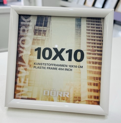 White photo frame 4x4 - photo,