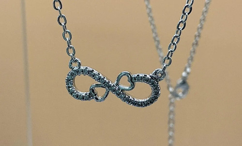 Infinity heart necklace - infinity,