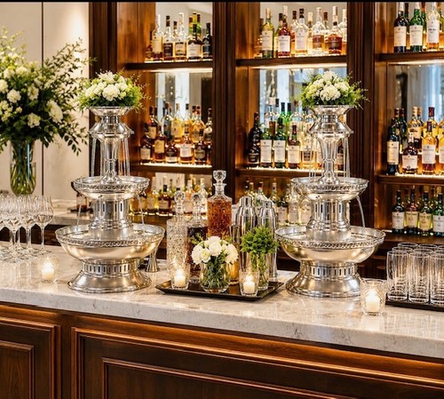 Champagne fountain commercial - champagne,