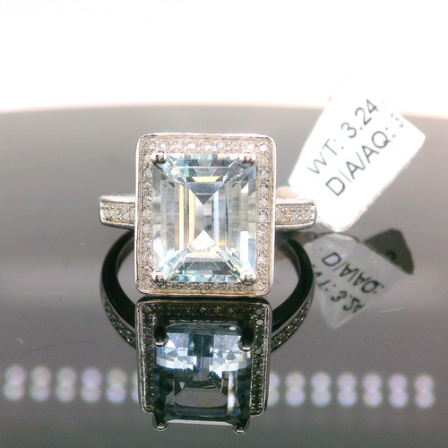 Vintage 9ct white gold - white,
