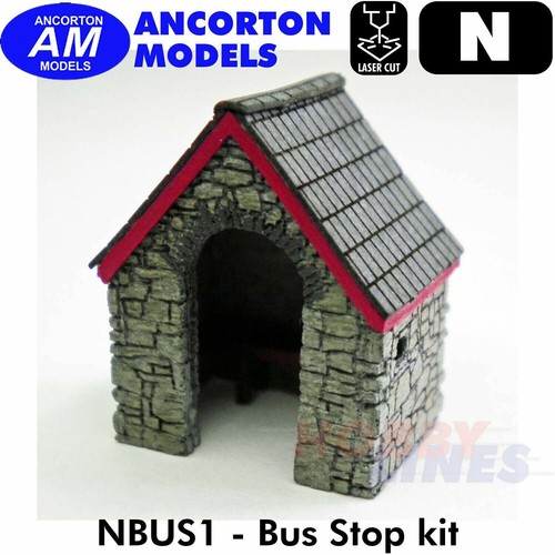 Bus stop shelter - stop, stone