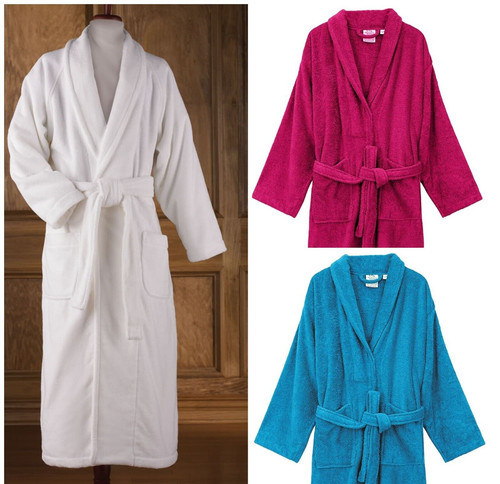 100 egyptian cotton bathrobe - cotton,