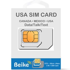 USA SIM Card with Prepaid Plan