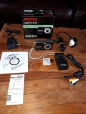 Pentax Optio M85 12.0MP DIGITAL CAMERA BOXED TESTED & WORKING + ACCESSORIES