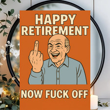 Funny Retirement Card