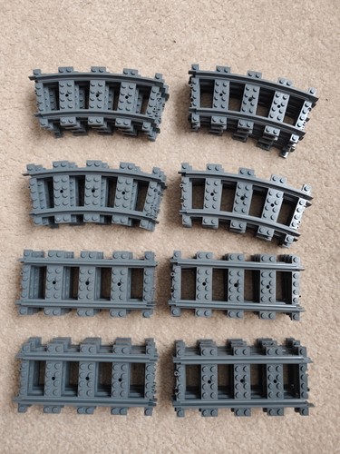 32x lego genuine train tracks - 32x,