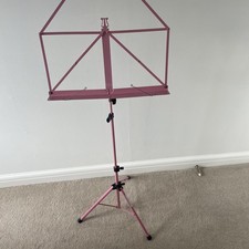 Kinsman Collapsible Pink Music Stand
