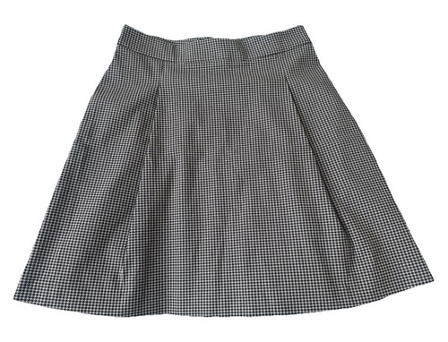 Houndstooth skirt a line - houndstooth, a-line