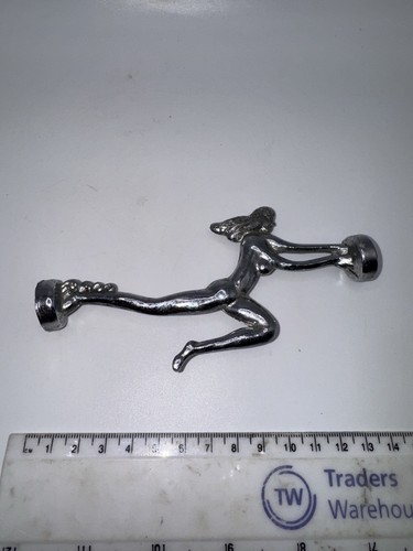 Vintage art deco chrome nude - vintage,