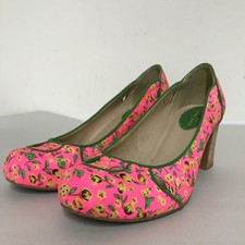 ruby shoo floral pink pumps