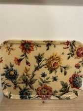 Vintage Fibreglass Tray Floral
