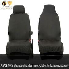 VAUXHALL COMBO FRONT SEAT COVERS TAILORED WATERPROOF (2024 ON) BLACK 1199