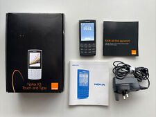 Nokia X3-02 Smartphone - Dark Metal. BOXED. In LNC. Orange Network