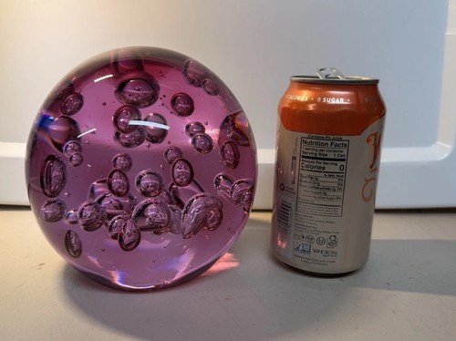 Vintage murano magenta - 6”,