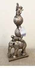 Next Stacked Safari Animal Ornament/home Office Elephant Hippo Sculpture Figure