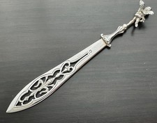 Antique Solid Silver Letter
