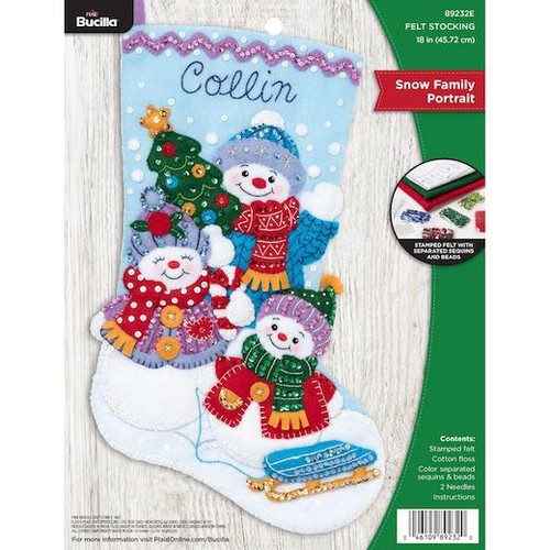 Bucilla felt christmas - 18",