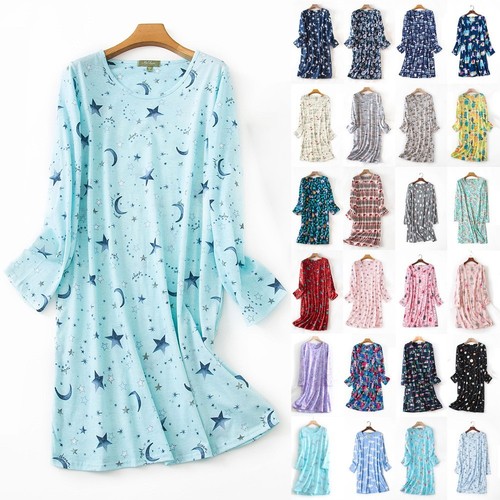 Ladies print nightwear - print,