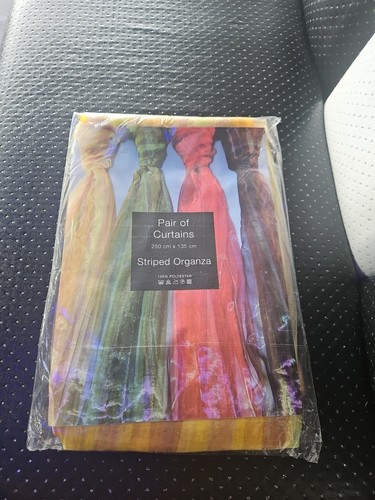 Striped organza pair - organza,