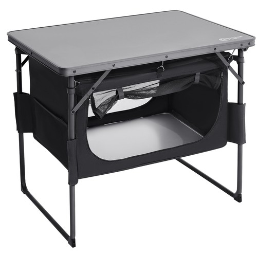 Folding camping table with - folding,