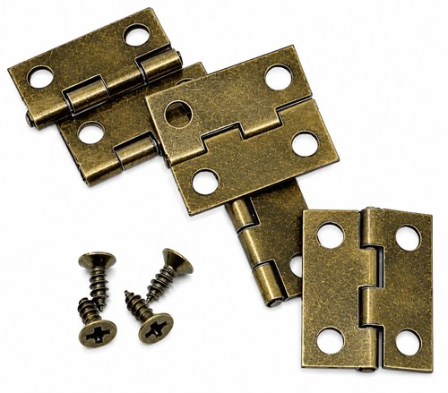 Small hinges with screws - small,