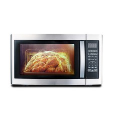 Countertop Microwave oven with Easy Clean Grey Cavity Grill 1100W 42L Easy Clean