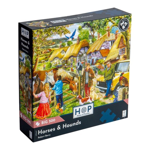 The house puzzles horses - house, of