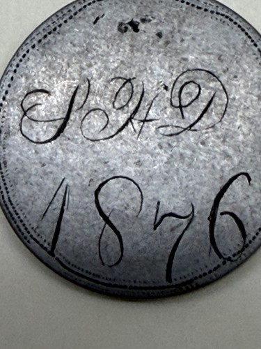 Shield nickel love token - love, “s