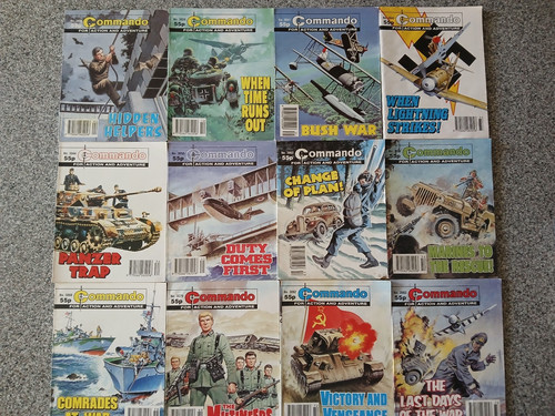 Commando comics job - comics, lot