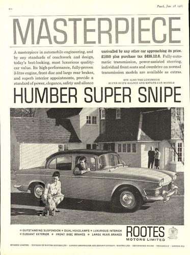 Original 1961 advert - advert, for