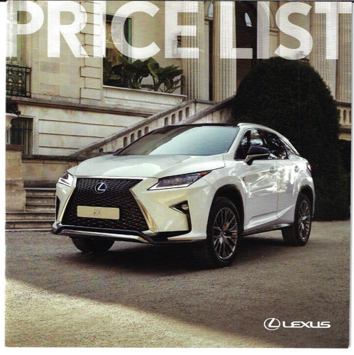 Lexus prices optional extras - lexus,