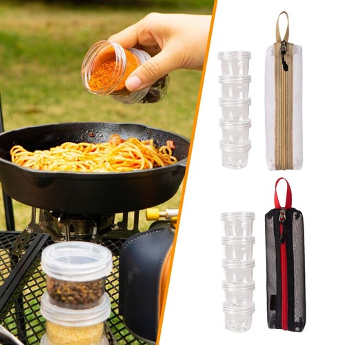 Portable spice container 5 - container, w/5